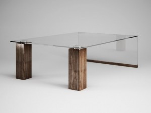 cgaxis wooden glass table 29 3D Model