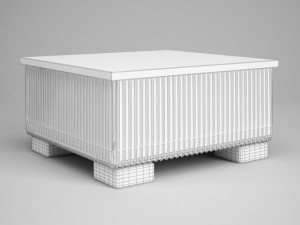 cgaxis black living room table 32 Model 3D