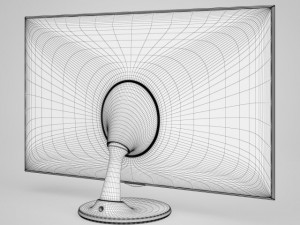 cgaxis lcd monitor 3D Model