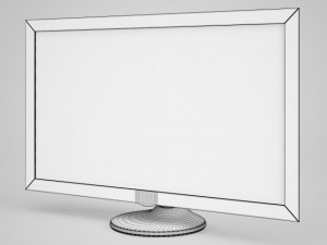 cgaxis lcd monitor 3D Model