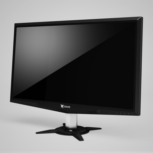 cgaxis lcd monitor 02 3D Модель .c4d .max .obj .3ds .fbx .stl .blend 