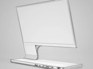 cgaxis pc monitor 3D Model
