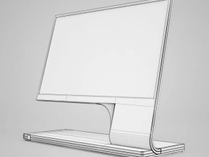 cgaxis pc monitor 3D Model