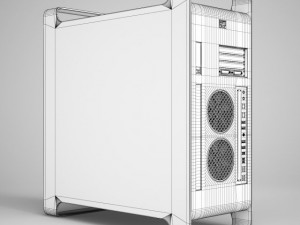 cgaxis computer case 3D-Modell