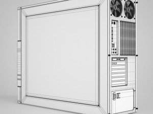 cgaxis pc case 3D Model