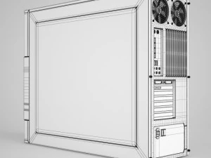 cgaxis pc case 3D Model
