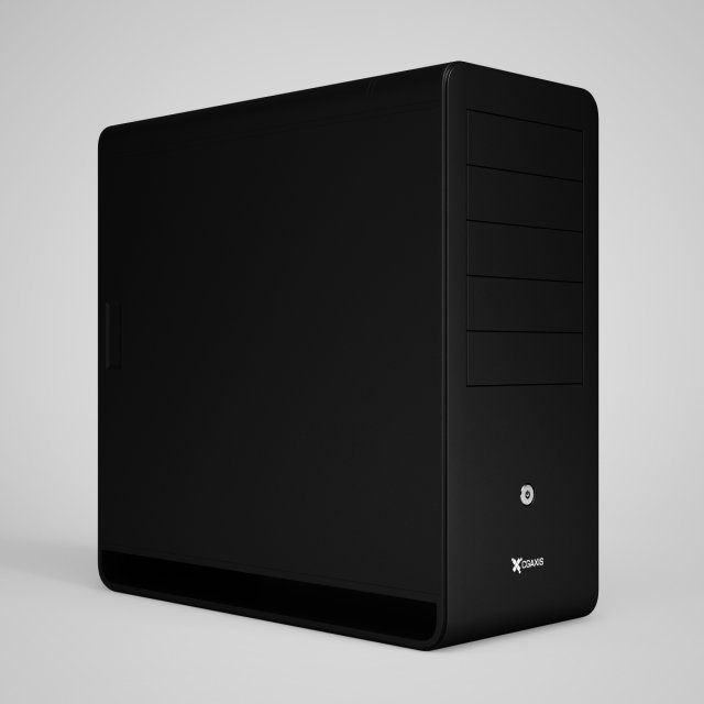 cgaxis pc case 02 3D Model .c4d .max .obj .3ds .fbx .stl .blend 