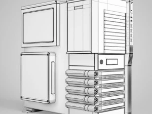 cgaxis pc case 03 3D Model