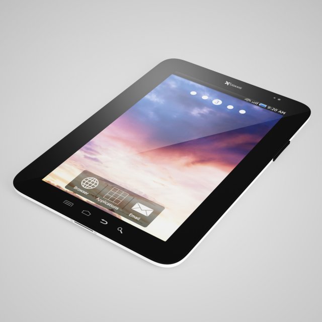 cgaxis tablet Modelo 3D .c4d .max .obj .3ds .fbx .stl .blend 