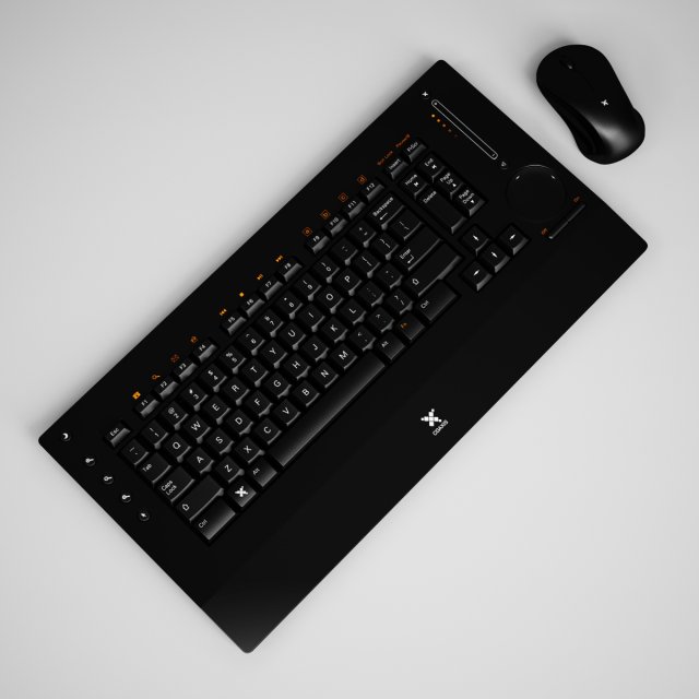 cgaxis keyboard with mouse 3D मॉडल .c4d .max .obj .3ds .fbx .stl .blend 