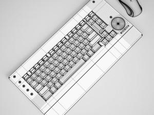 cgaxis keyboard with mouse 3D मॉडल