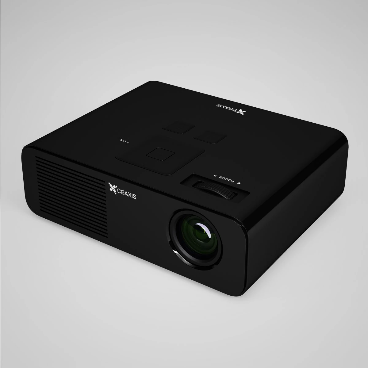 cgaxis digital projector 3D Model .c4d .max .obj .3ds .fbx .stl .blend 