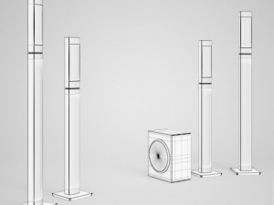 cgaxis speaker set 3D-Modell