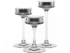 glass candlesticks Modelo 3D