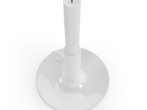 white candlestick 3D Model