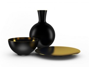 vase and bowls set 3D मॉडल