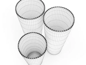 decorative vases 3D Model