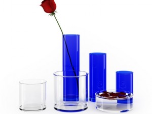 rose and vases set 3D Модель