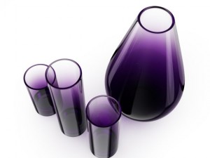 decorative glass vases 3D 모델