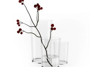 квітка у вазах 3D Модель