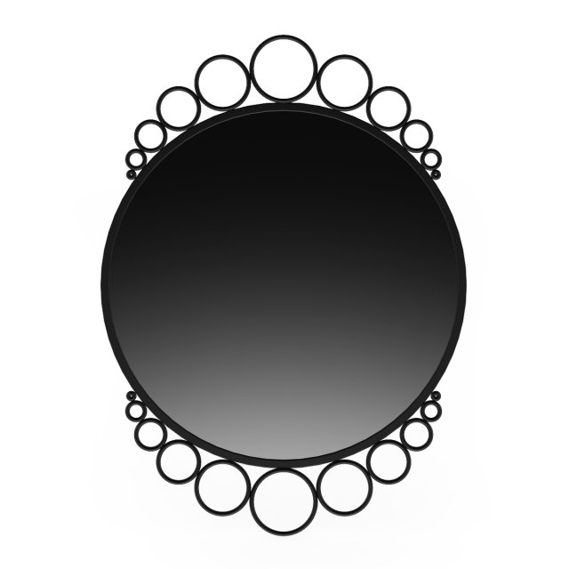 round mirror Modelo 3D .c4d .max .obj .3ds .fbx .stl .blend 