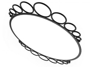 round mirror Modelo 3D