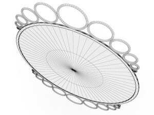 round mirror Modelo 3D