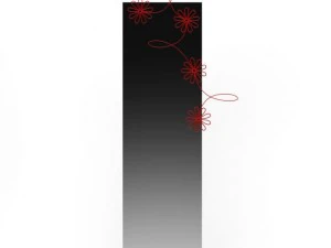 specchio con ornamento Modello 3D