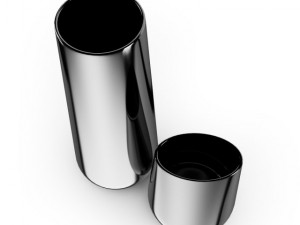 chrome vases Modelo 3D