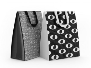 shopping bags 3D-Modell