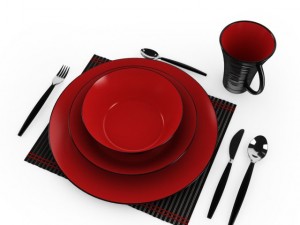 tableware set 3D मॉडल