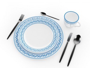 tableware set Modelo 3D