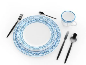 tableware set 3D Model