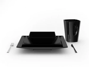 zestaw zastawy stołowej Model 3D