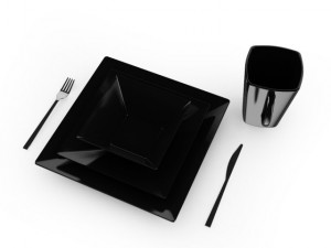 tableware set Modello 3D