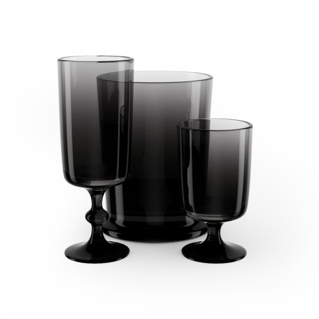 glass set Modèle 3D .c4d .max .obj .3ds .fbx .stl .blend 
