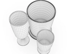 juego de vidrio Modelo 3D