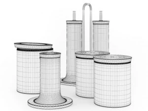 kruidencontainers 3D Model