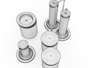 spice containers Modèle 3D