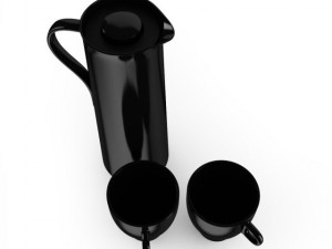 cups and jug 3D 模型