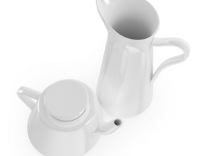 teapot and jug 3D मॉडल