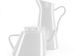 teapot and jug Model 3D