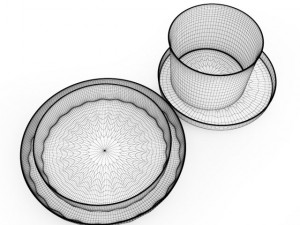 baking plates Modelo 3D