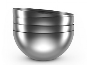 metal bowls 3D Model