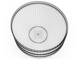 metal bowls 3D-Modell