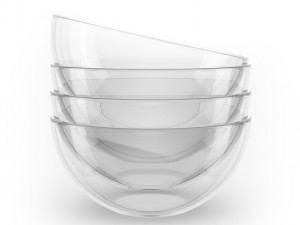 glass bowls 3D 모델