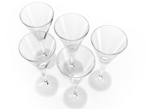 champagne glasses 3D-Modell
