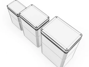 kitchen containers 3D Model