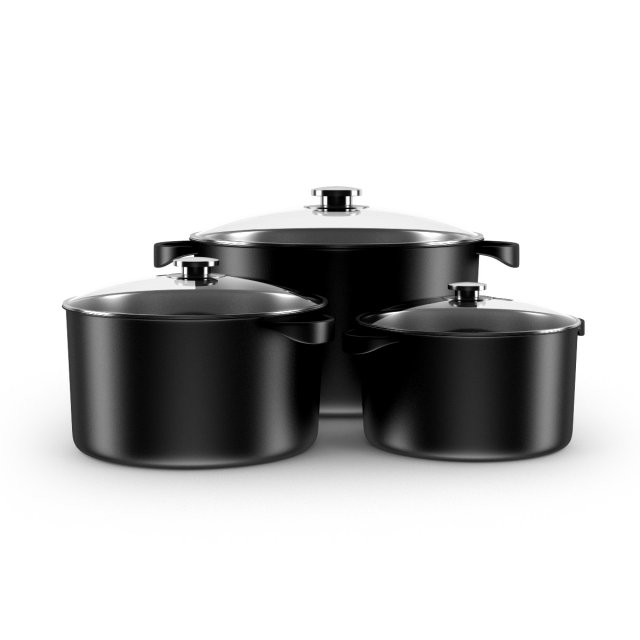 cooking set Modelo 3D .c4d .max .obj .3ds .fbx .stl .blend 