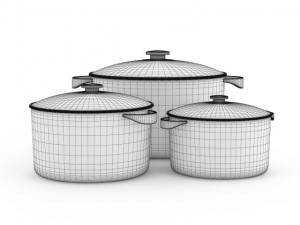 cooking set Modelo 3D
